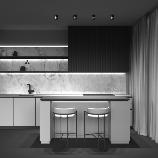 Накладной светильник Maytoni Orlo C085CL-9W3K-B