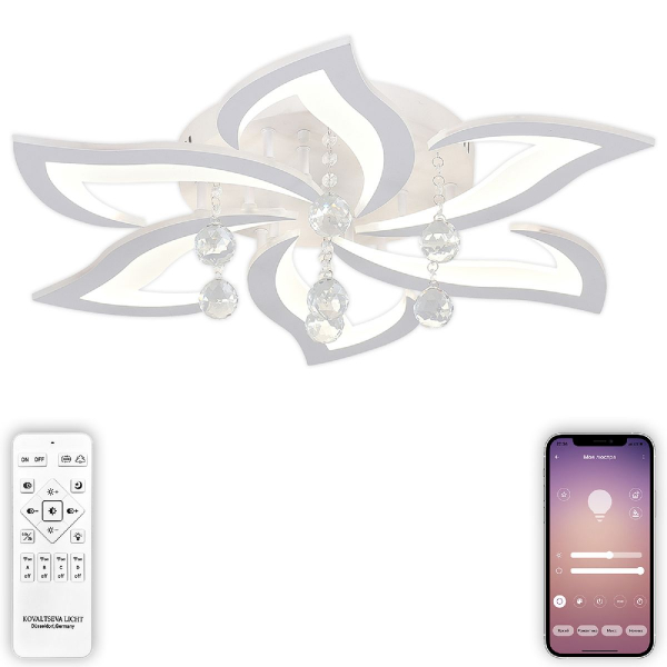 Потолочная светодиодная люстра Natali Kovaltseva Olimp LED LAMPS 81238