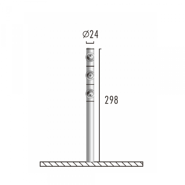 Уличный светильник Delight Collection 7162 71-62-921 cool white silver
