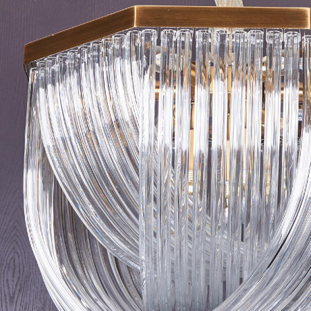 Delight Collection A001-554 L9 brass/clear