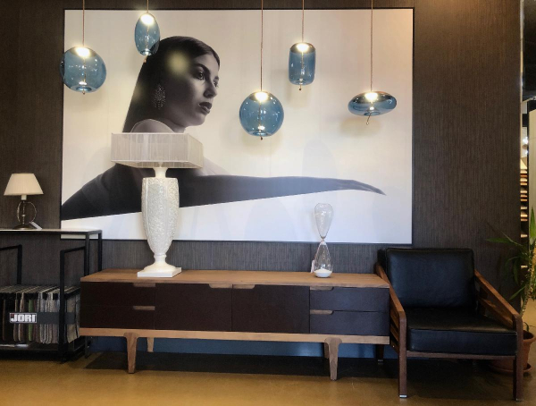 Подвесной светильник Delight Collection Knot 9966P/B copper/blue