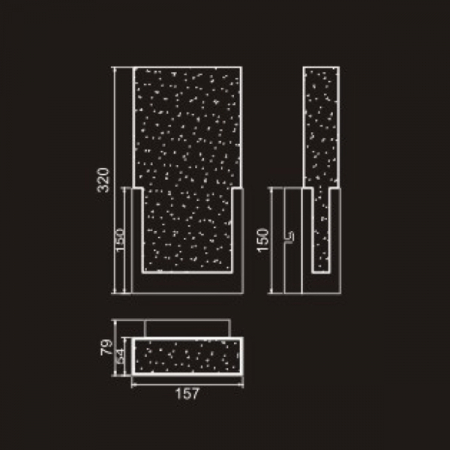 Delight Collection W98023L dark bronze