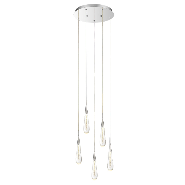 Подвесной светильник Delight Collection Pour P98036-5 silver