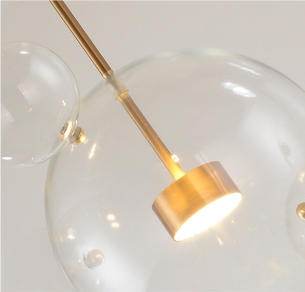 Подвесной светильник Delight Collection Bubbles KG0943P-1 gold