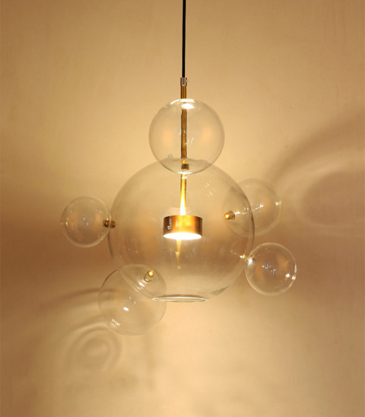 Подвесной светильник Delight Collection Bubbles KG0943P-1 gold