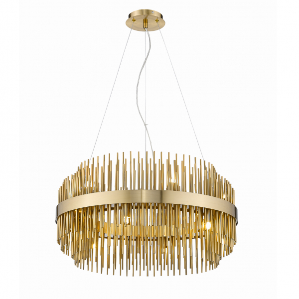 Подвесная люстра Delight Collection 68069 P68082-12 ant. brass