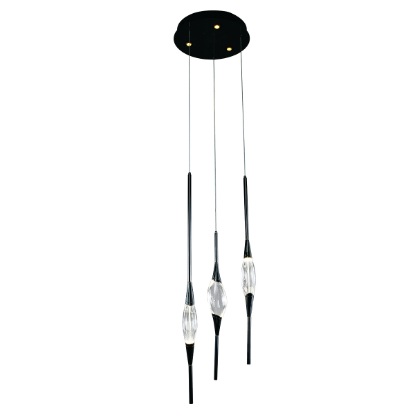 Подвесной светильник Delight Collection Pezzo OM82112-3 pearl black