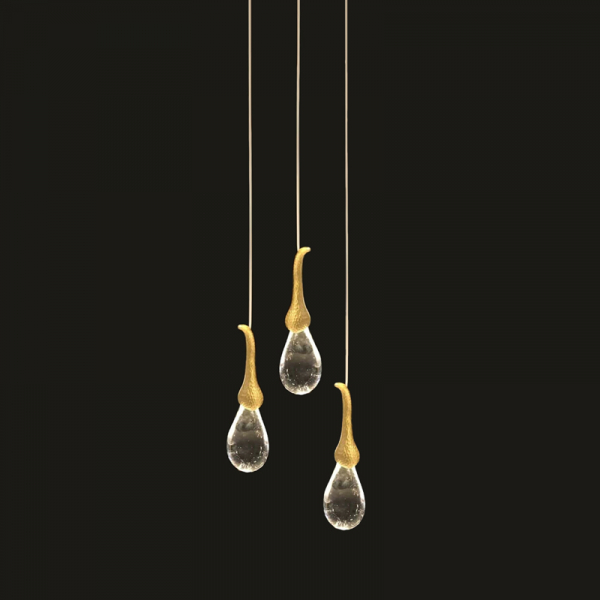 Подвесной светильник Delight Collection Seed OMG07287-3 gold