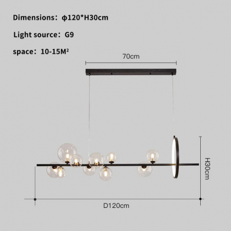Delight Collection KG1233P-10 black/clear