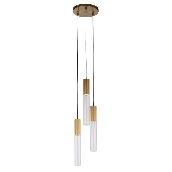 Подвесной светильник Delight Collection Flume MD2045-3A ant.brass