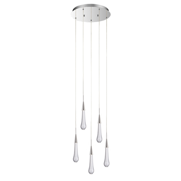 Подвесной светильник Delight Collection Pour MD2060-5A satin nickel