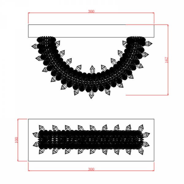 Настенный светильник Delight Collection MD-012 MD-0120B-wall chrome