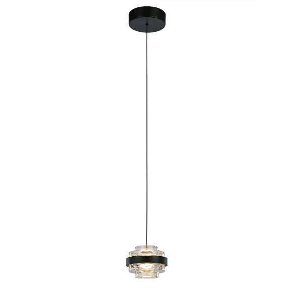 Подвесной светильник Delight Collection MD22030002 MD22030002-1A black/clear