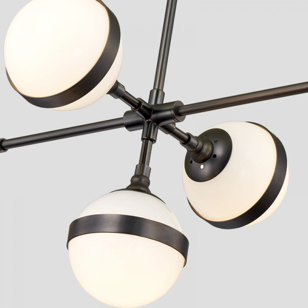Люстра на штанге Delight Collection Peggy 9252P/5L black