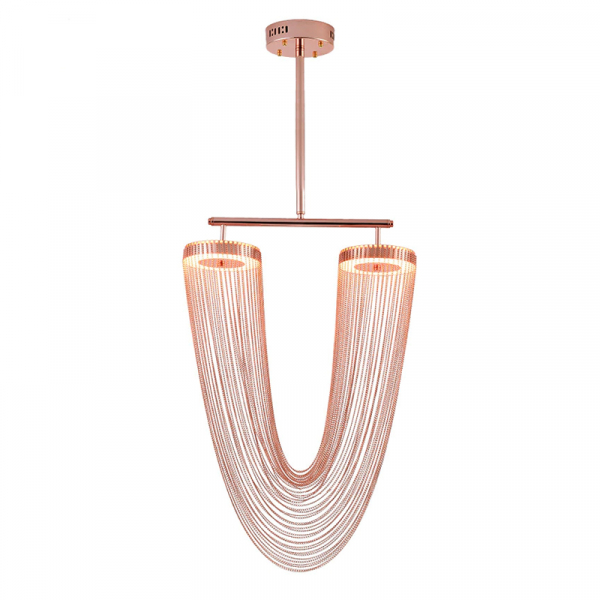 Люстра на штанге Delight Collection Otero 8608P copper