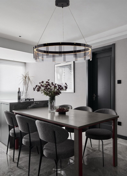 Подвесная люстра Delight Collection Stratos D8825P/S black/smoky