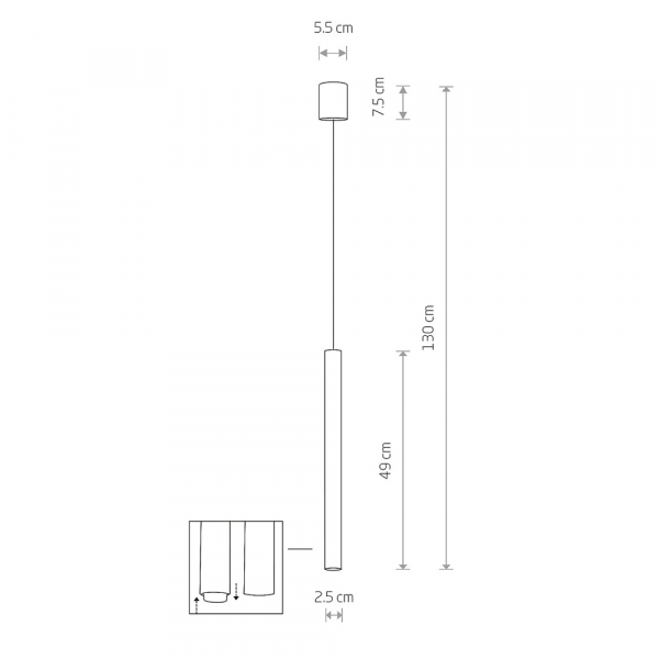 Подвесной светильник Nowodvorski Laser 490 10453