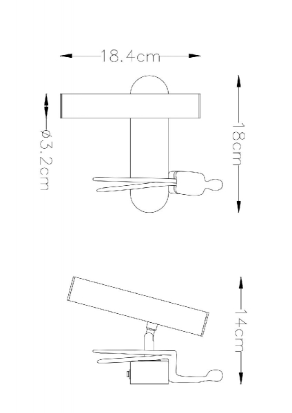 Спот Arte Lamp Albert A2173AP-1BK