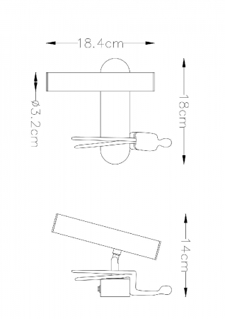 Arte Lamp A2173AP-1BK