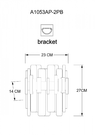 Arte Lamp A1053AP-2PB