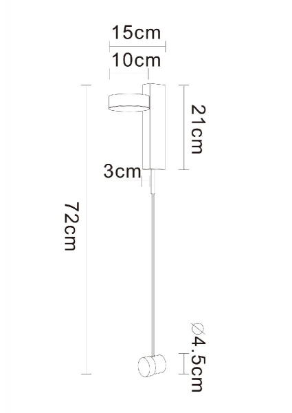 Настенный светильник Arte Lamp Mirach A2142AP-10PB