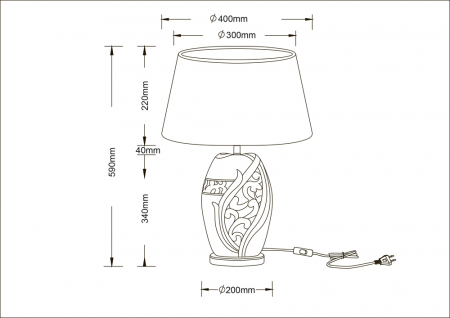 Arte Lamp A4064LT-1BR