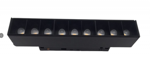 Трековый магнитный светильник Elvan PJ-2003-9W-WW-BK