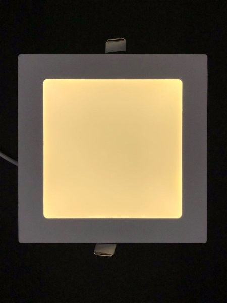 Встраиваемый светильник Elvan VLS-102SQ-12W-WH-Wh