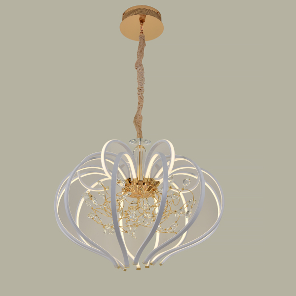 Подвесная люстра Elvan LU-8268/15-58W-WW-WhGl