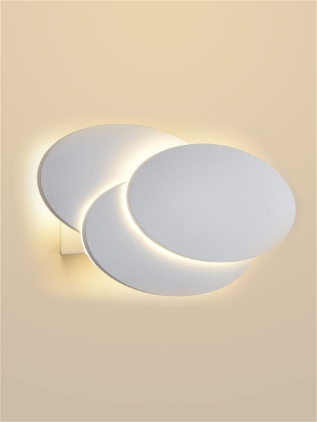 Настенный светильник Elvan GW-6809R-12W-WW-Wh