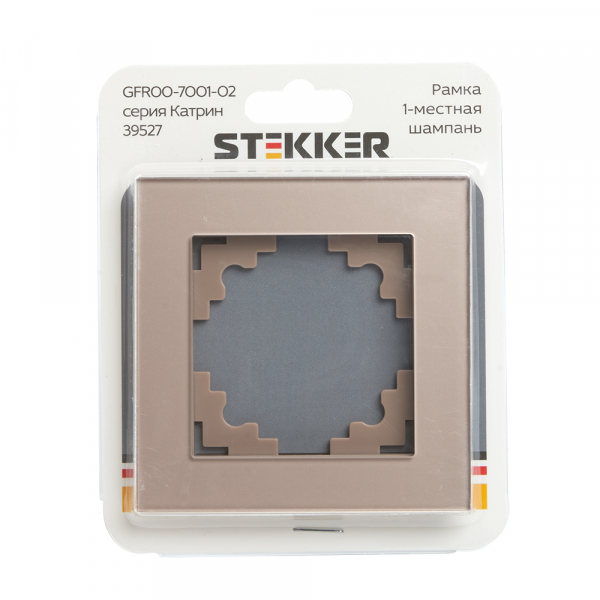 Рамка 1-местная Stekker Катрин 39527