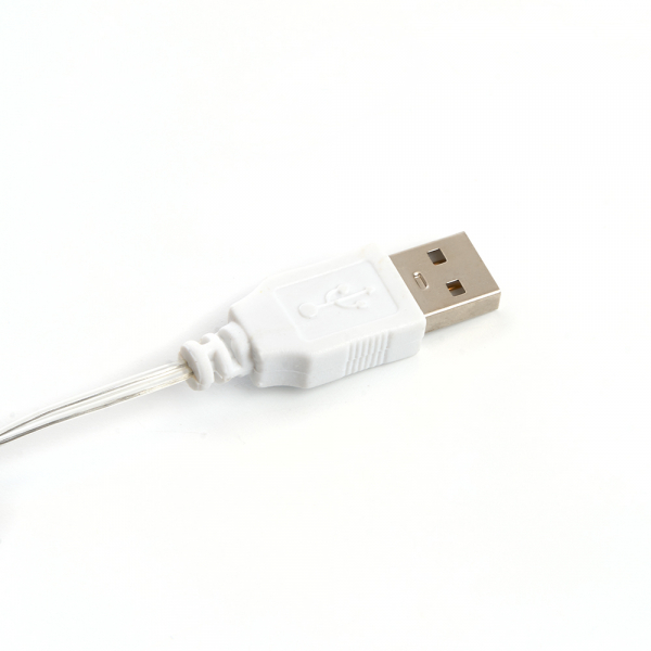 Гирлянда линейная Feron CL575 Роса 5В 3,6Вт мультиколор 10м IP20 48188