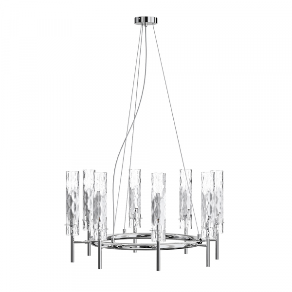 Подвесная люстра Crystal Lux PRIMAVERA SP8 CHROME