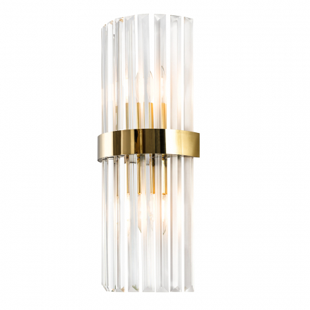 Crystal Lux SORPRESA AP2 BRASS/TRANSPARENTE