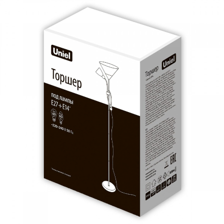 Uniel UML-T520 E27+E14 SILVER/WHITE