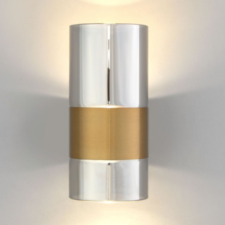 Eurosvet 40021/1 LED латунь/дымчатый