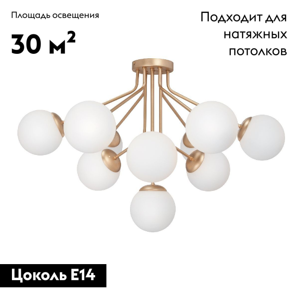 Потолочная люстра Vitaluce V42870-8/10PL