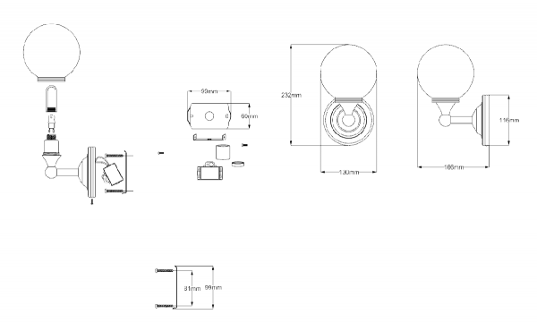 Бра Elstead Lighting Austen BATH/AUSTEN4 PB