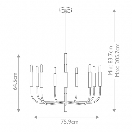 Feiss FE-BRIANNA9-BB