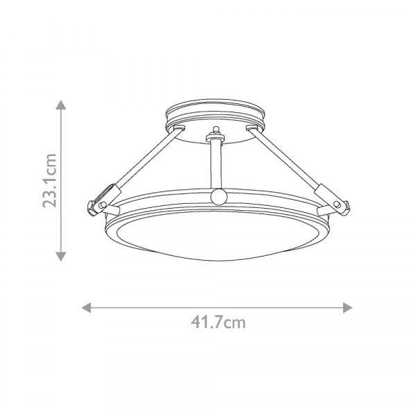 Потолочный светильник Hinkley Collier HK-COLLIER-SF-S