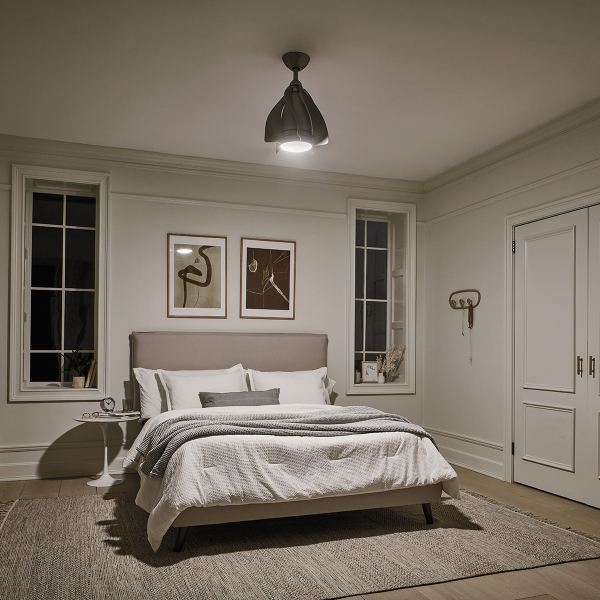 Люстра-вентилятор Kichler Terna KLF-TERNA-15-BN