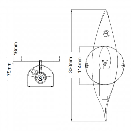 Hinkley QN-WILLOW1-CBK