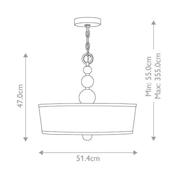 Подвесной светильник Hinkley Zelda HK-ZELDA-P-B-VS