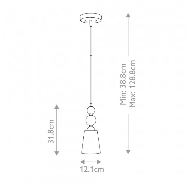 Подвесной светильник Hinkley Zelda HK-ZELDA-P-A-VS