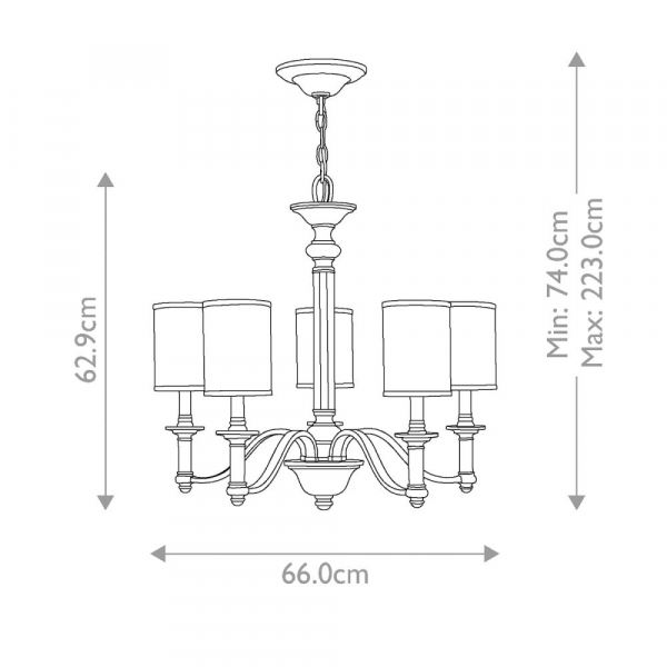 Подвесная люстра Hinkley Sussex HK-SUSSEX5