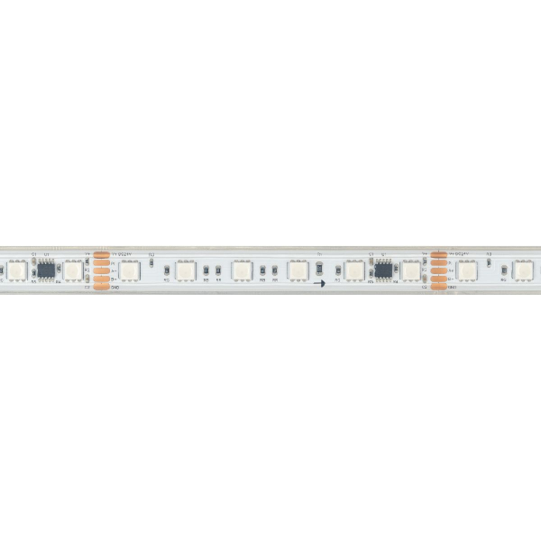 Светодиодная лента герметичная Arlight DMX-PS-B60-15mm 24V RGB-PX6 (15W/m, IP67, 5060, 5m) 037090