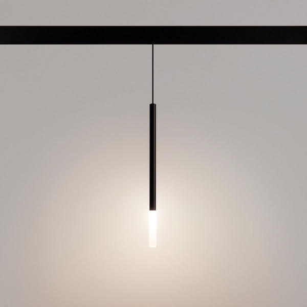 Трековый магнитный светильник Arlight MAG-ORIENT-STICK-HANG-R20-3W Day4000 (BK, 180 deg, 48V) 036541(1)