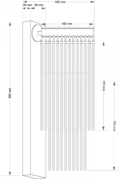 Бра Kutek Filago FIL-K-1(BN)100/170