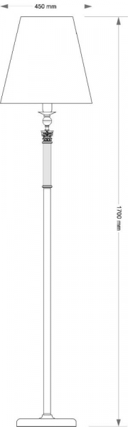 Торшер Kutek Merano MER-LS-1(P/A)
