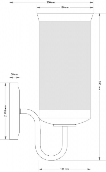 Бра Kutek Olzano OLZ-K-1(P)